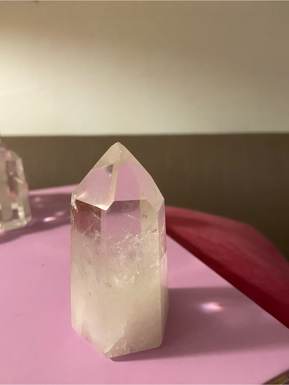 Clear Quartz Point Crystal Tower - Lemurian crystal Point 1